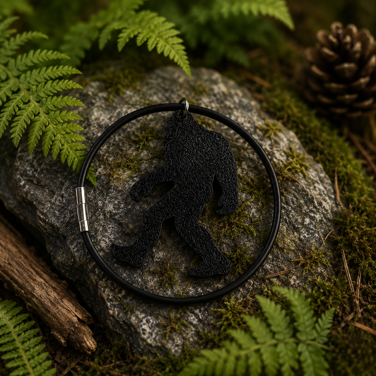 Sasquatch bag charm